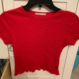 ACTIVE USA Fitted Bright Red T Shirt